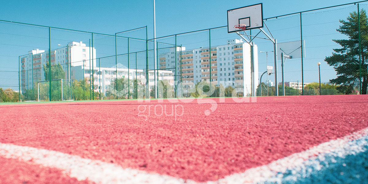 basketbol sahası kurulumu