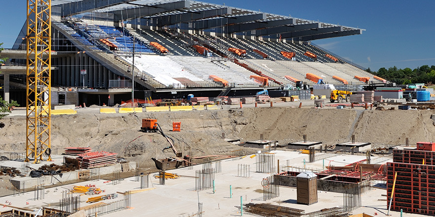 costo de construcción de estadios